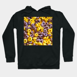 Breakfast Loops - Purple and Yellow Hoodie